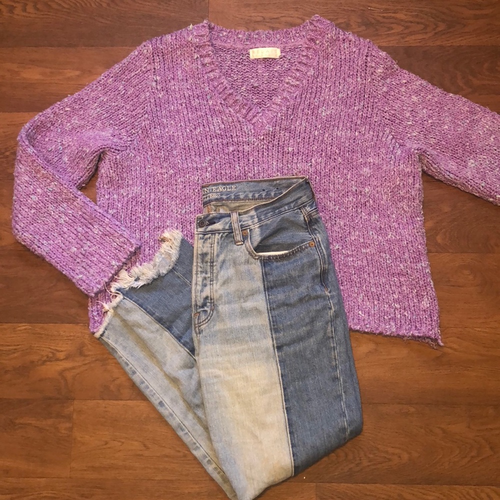 RELAiS OVERSIZED KNIT SWEATER